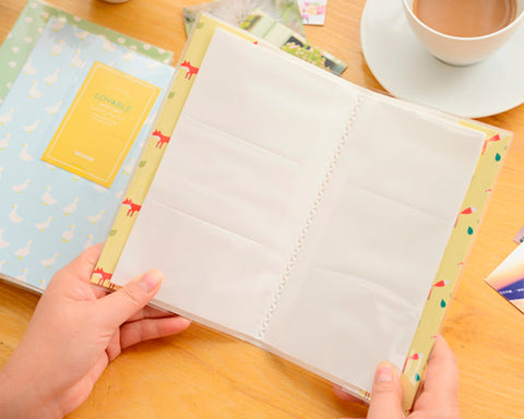 Lovable Card Holder Photo Album for Fuji Instax Mini Films - Flower