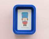 Cute Mini Soldier Picture Frame Children Nursery Photo Holders - Navy