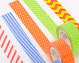 10 Pcs 1.5 cm Japanese Pattern Craft Decor Paper Washi Masking Tape