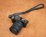 Vintage Style Genuine Leather Camera Strap