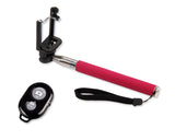 Extendable Selfie Stick with Bluetooth Wireless Remote Shutter