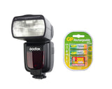 Godox Speedlite TT600 2.4G Flash with GP Rechargeable Batteries