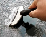Stainless Steel Car Snow Scraper Emergency Shovel with Curved Handle