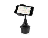 Adjustable Automotive Cup Holder for iPod Smartphones MP3 GPS - Black