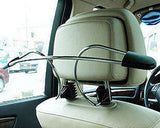Silver Metal Car Coat Hanger Auto Seat Headrest Jackets Suits Holder
