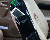 3 Pcs Multi Pockets Nylon Car Seat Side Hanging Storage Bag