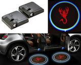 2 Pcs Wireless Car Door Shadow Laser Projection Logo LED Light