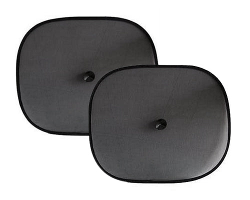 Foldable Car Sun Shade 2 Pieces with Suction Cups