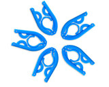 5 Pcs Plastic Folding Clothes Hanger - Blue