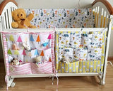 Cartoon Bear Hanging Diaper Caddy and Nursery Organizer - Yellow