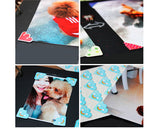 4 Sheet DIY Craft Diary Scrapbook Photo Album Corner Sticker Bundle