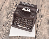 Vintage Miniature Typewriter Decor Model