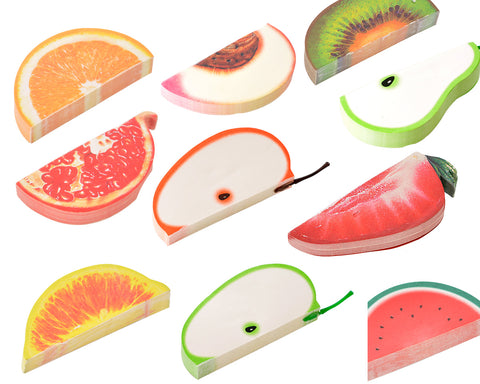 Set of 10 Fruit Series Mini Sketch Pads