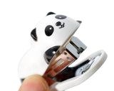 Portable Desktop Mini Stapler Office Book Sewer with Staples - Panda
