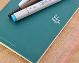 Diary Journal Writing Notebook Agenda Scheduler Memo Book - Navy