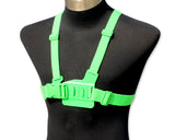 GoPro Adjustable Chest Mount Harness for All Hero Cameras - Green