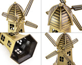 Metallic Holland Windmill Model Decoration
