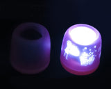 Voice Control LED Candle Night Light - Blue
