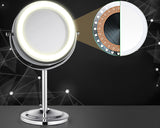 3x Magnifying Double Sided LED Makeup Mirror with Stand
