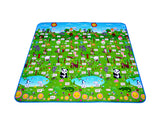 200x180 1cm Thick Two Sided Foldable Waterproof Baby Crawling Mat - B