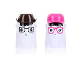 Cartoon Lover Toothpaste Squeezer and Toothbrush Holders - Blue
