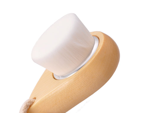 Facial Deep Cleansing Brush with Wooden Base