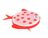 Cartoon Fish Foldable Pop-up Laundry Hamper - Red