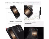 Shockproof Series Huawei Mate 9 Metal Case - Red