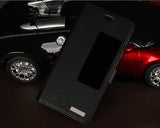 Smart Series Huawei P9 Genuine Leather Case - Black