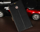 Smart Series Huawei P9 Genuine Leather Case - Black
