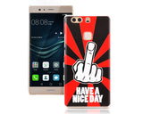 Middle Finger Series TPU &amp; PC Huawei P9 Plus Hard Case - Red