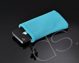 Net Series iPhone 4 and 4S Soft Pouch Case - Blue