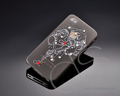 Fiori Series iPhone 4 and 4S Crystal Case - Fancy