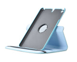 Rotating Series iPad Mini 4 Flip Leather Case - Sky Blue