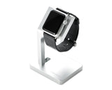 Slim Aluminum 38mm/ 42mm Apple Watch Charging Dock Stand - Silver