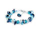 Frigid Cobalt Ice Bling Swarovski Crystal Bracelet