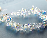 Frigid Silver Ice Bling Swarovski Crystal Bracelet