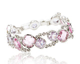 Pink Lady Bling Swarovski Crystal Bracelet
