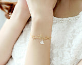 Chic Leaves Gold Bracelet