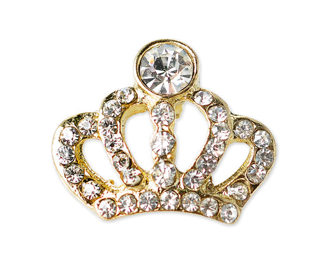 The Royal Crown Crystal Brooch Pin