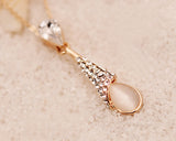 Drops Dangle Crystal Necklace