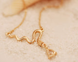 Snake Crystal Necklace