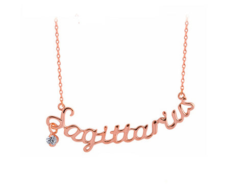 Constellation Sagittarius Crystal Necklace