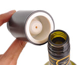 One-Handed Wine Vacuum Stopper - Black