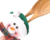 8 Pcs Snowman Cutlery Holders for Christmas