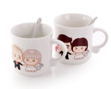 Forever Love Series Color Changing Couple Coffee Mug