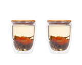 Double Walled Coffee Glasses Set of 2