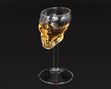 2 Pcs 75ml Crystal Skull Wine Glass