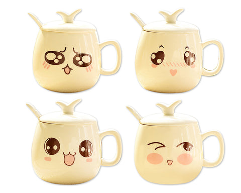 Facial Expression Series Ceramic Coffee Cup