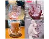 6oz Cat Claw Double Wall Glass